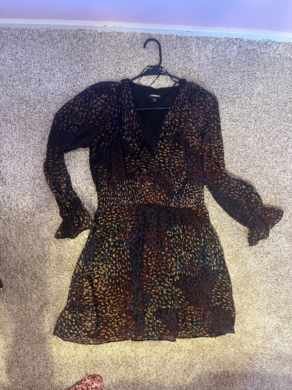 Autumn dot dress